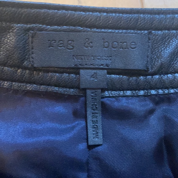 Rag & Bone Suede Skirt - Picture 4 of 6